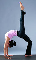 Backbending pose